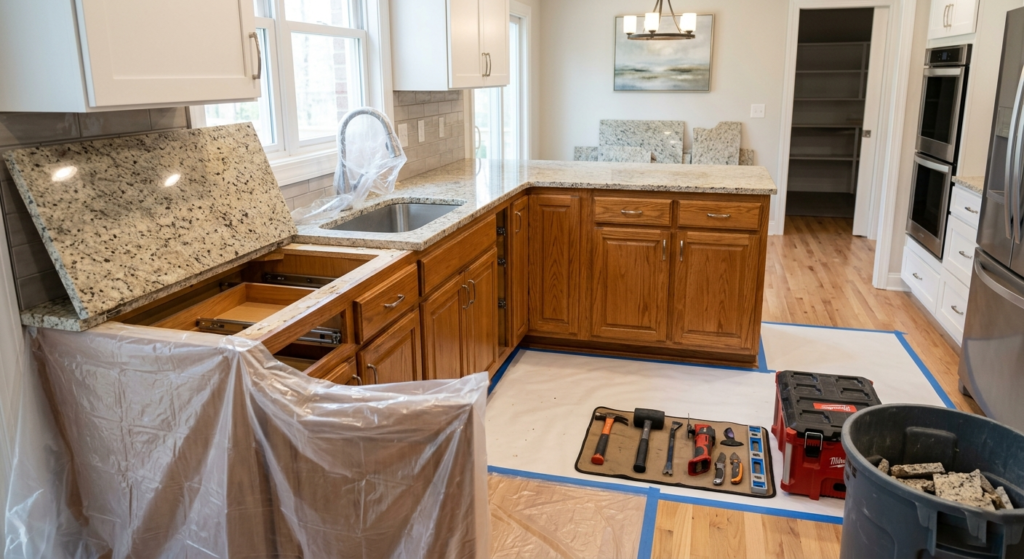 kitchen Countertop Removal in Dalton, GA