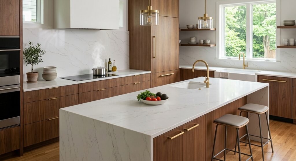 Porcelain Countertop Installation in Atlanta for modern kitchen